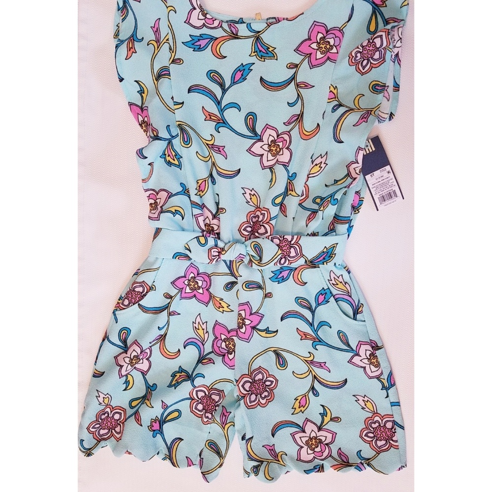 Floral Crepe Romper 5T